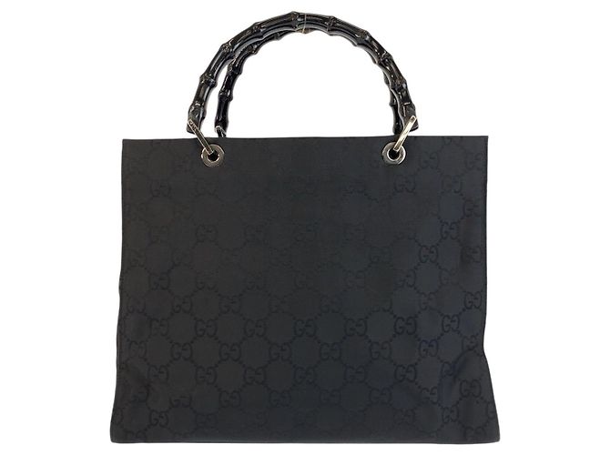 Gucci Bamboo Tote Bag Schwarz - Ansicht 2