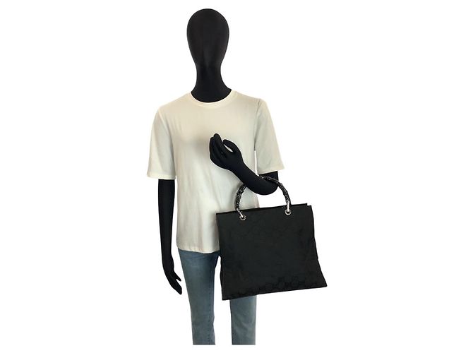 Gucci Bamboo Tote Bag Schwarz - Ansicht 6