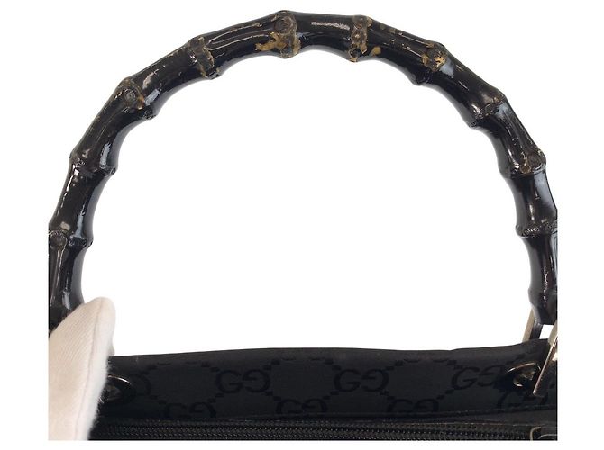 Gucci Bamboo Tote Bag Schwarz - Ansicht 8