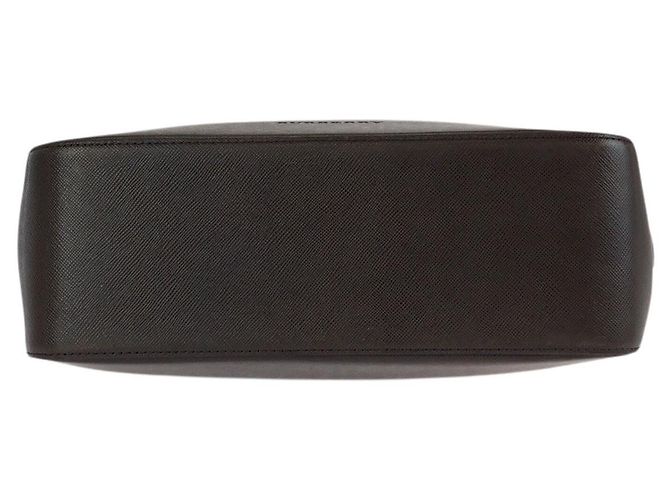 Sacola Burberry Check Canvas Leather Marrom Bege - vista 10