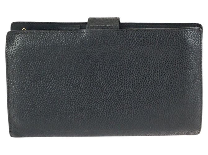 Carteira Longa Chanel Coco Mark Preto - vista 2