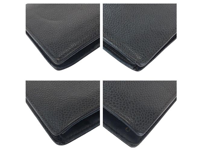 Carteira Longa Chanel Coco Mark Preto - vista 3