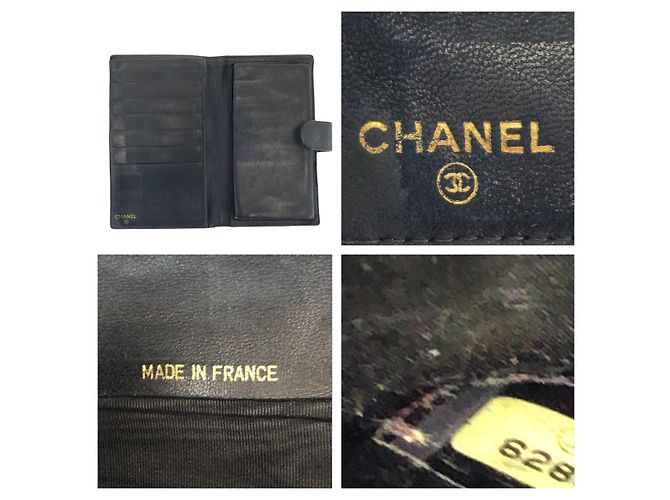 Carteira Longa Chanel Coco Mark Preto - vista 5