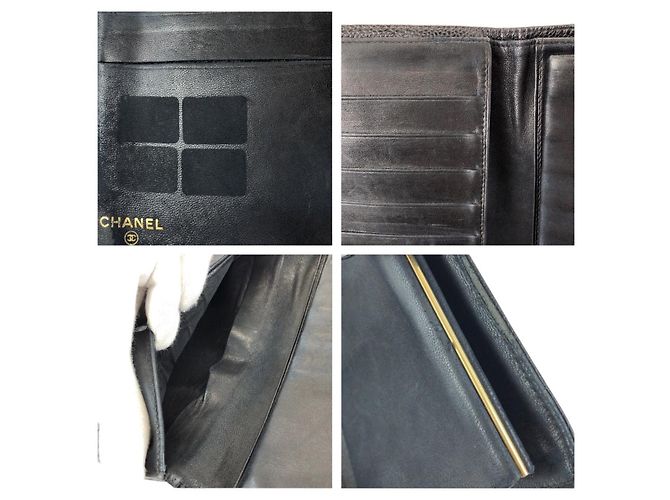 Carteira Longa Chanel Coco Mark Preto - vista 7
