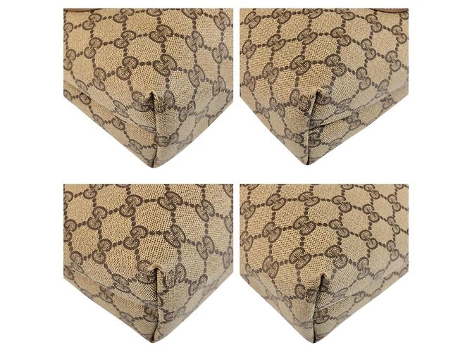 Gucci GG Supreme Tote Braun Beige - Ansicht 4