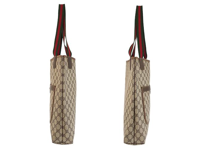 Gucci GG Supreme Tote Braun Beige - Ansicht 7