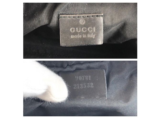 Borsa a tracolla Gucci Half Moon Nero - vista 3