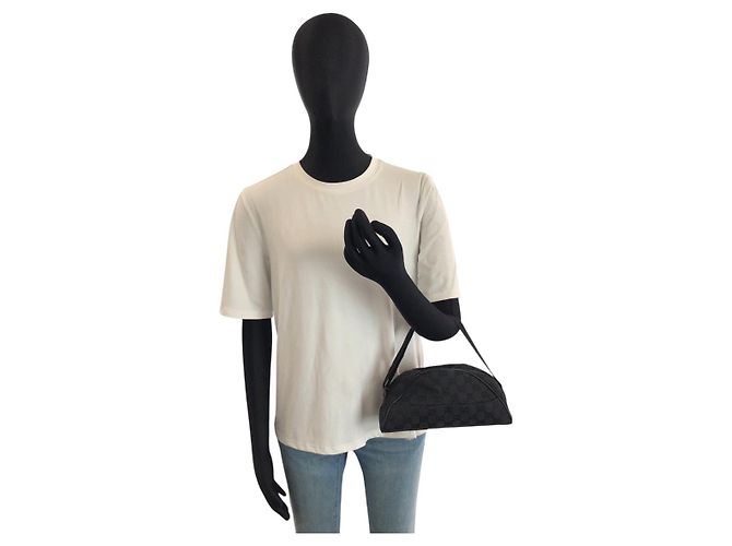 Borsa a tracolla Gucci Half Moon Nero - vista 6