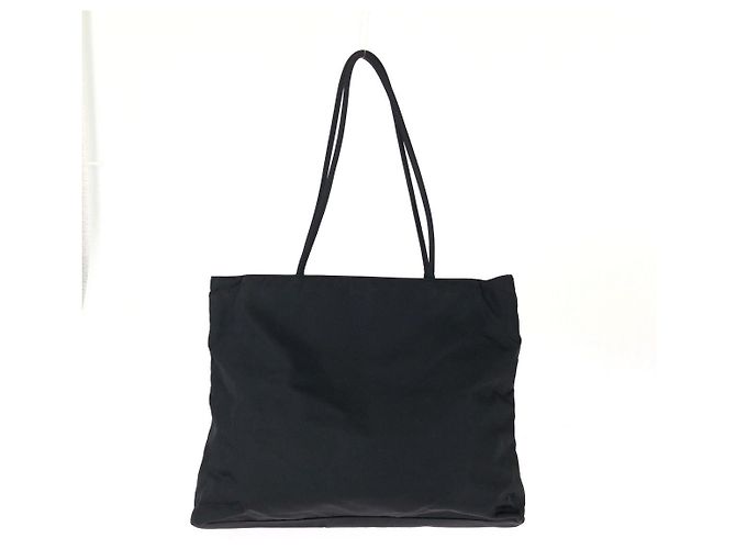 Borsa Tote Prada Tessuto Nero - vista 2