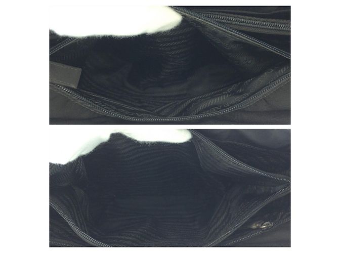 Borsa Tote Prada Tessuto Nero - vista 4