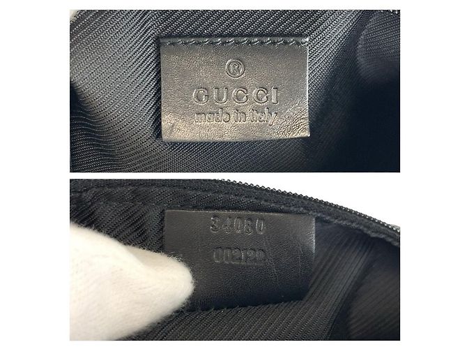 Bolsa de Acessórios Gucci Preto - vista 3