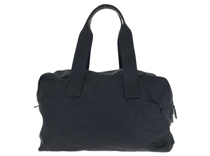 Borsa Boston Prada Tessuto Nero - vista 2