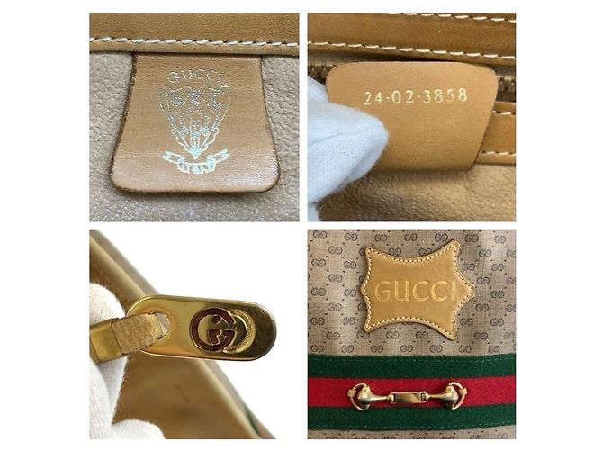 Gucci Micro GG Tote Bag Brown Beige - view 3