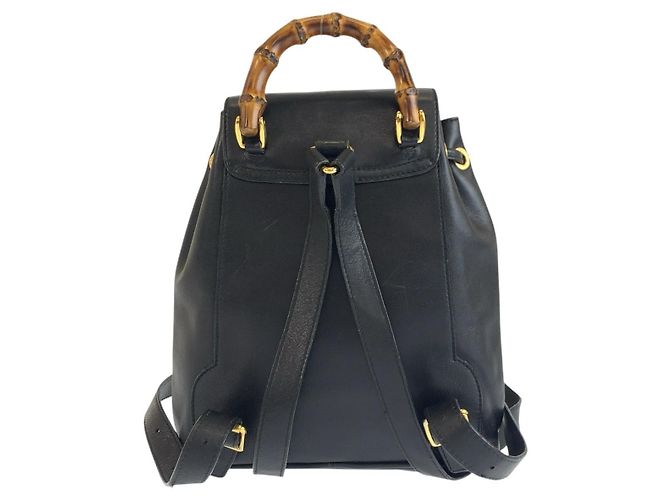 Gucci Bamboo Backpack Black - view 2