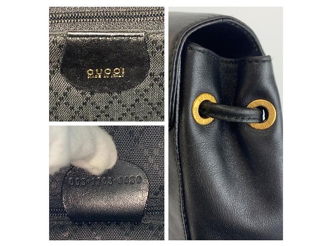 Gucci Bamboo Backpack Black - view 3