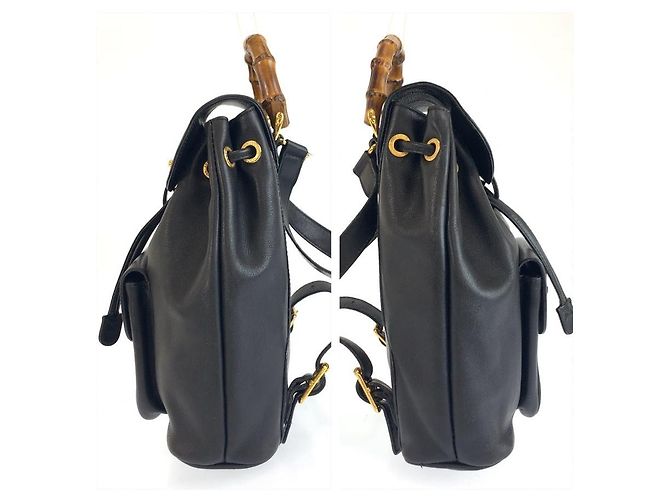 Gucci Bamboo Backpack Black - view 7