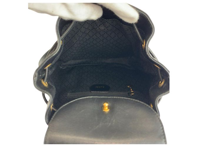 Gucci Bamboo Backpack Black - view 8