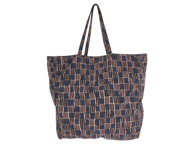 Borsa Tote Prada BYOBAG in Tessuto con logo triangolare Multicolore - vista 2