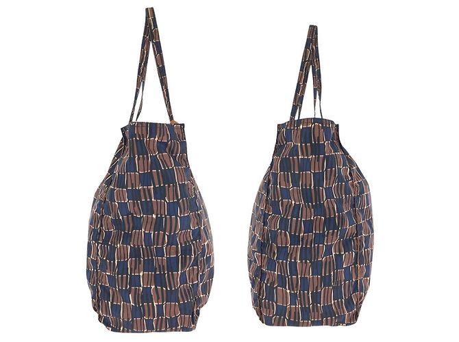 Borsa Tote Prada BYOBAG in Tessuto con logo triangolare Multicolore - vista 8