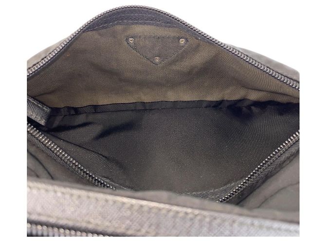 Prada Saffiano Clutch Black - view 5
