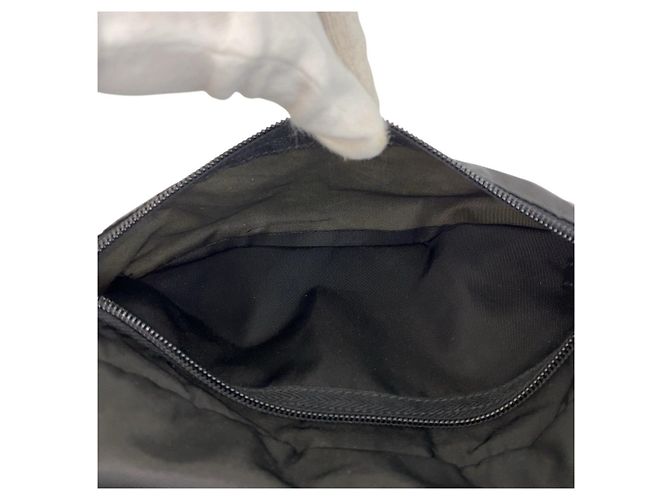 Prada Saffiano Clutch Black - view 9
