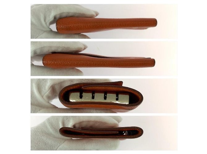 Hermès Porta chiavi 4 ganci Arancione - vista 4