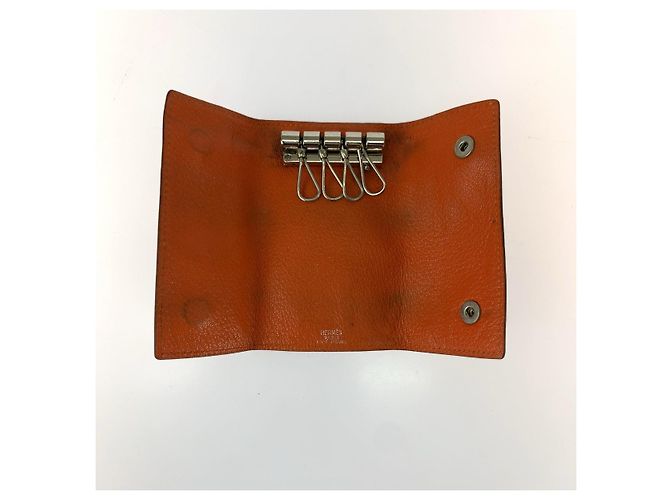 Hermès Porta chiavi 4 ganci Arancione - vista 7