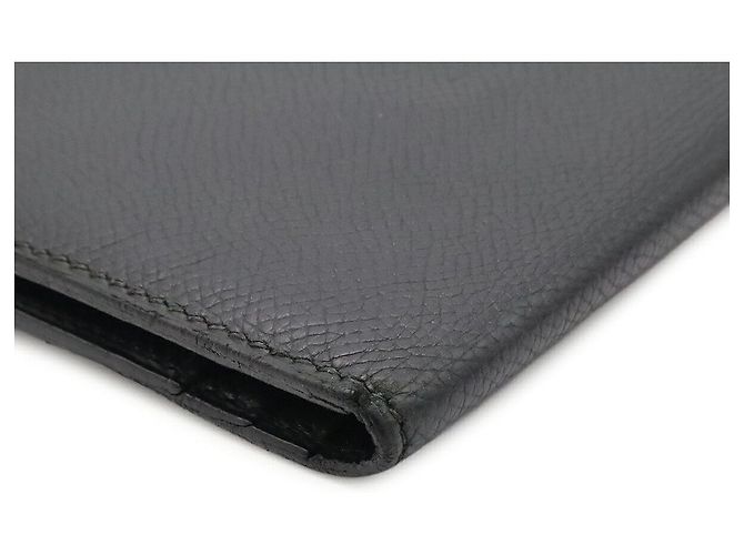 Hermès Cartera Larga Hermes Bearn Classic Negro - vista 3