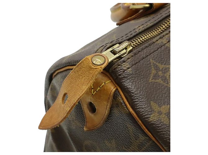 Bolsa Louis Vuitton Monogram Speedy Marrom - vista 5