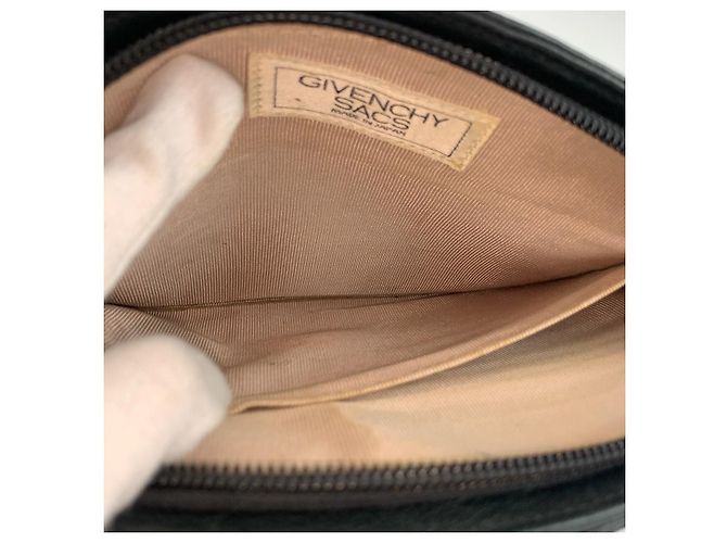 Givenchy Vintage Leder Crossbody Bag Grün - Ansicht 8