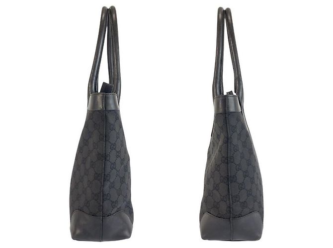 Borsa Gucci GG Canvas Nero - vista 7