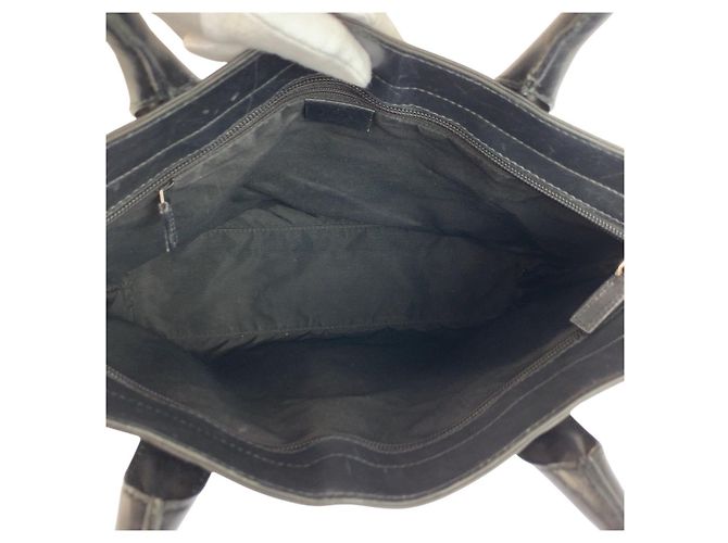 Borsa Gucci GG Canvas Nero - vista 9
