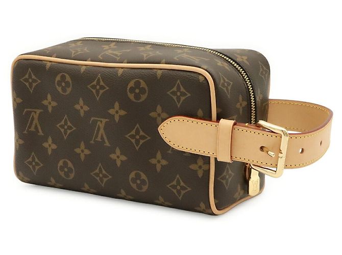 Necessaire Louis Vuitton Monogram Locker Marrone - vista 2