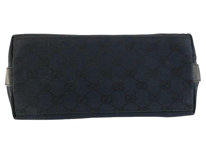 Borsa a spalla Gucci nera in tessuto Nero - vista 10