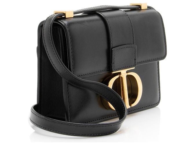 Autre Marque Borsa a spalla Micro 30 Montaigne in pelle di vitello Dior Nero - vista 2