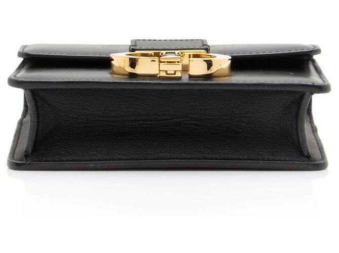 Autre Marque Borsa a spalla Micro 30 Montaigne in pelle di vitello Dior Nero - vista 4
