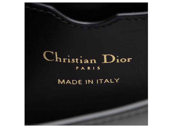 Autre Marque Borsa a spalla Micro 30 Montaigne in pelle di vitello Dior Nero - vista 7