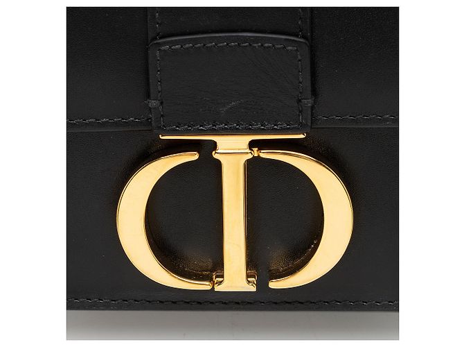 Autre Marque Borsa a spalla Micro 30 Montaigne in pelle di vitello Dior Nero - vista 8