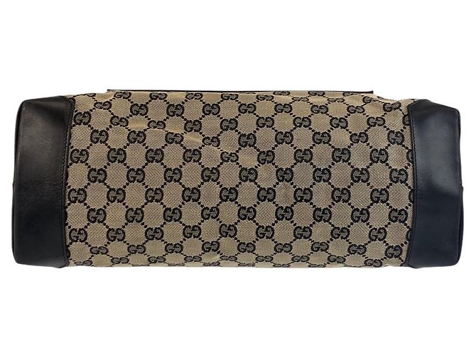 Borsa Tote Gucci GG Canvas Nero - vista 9