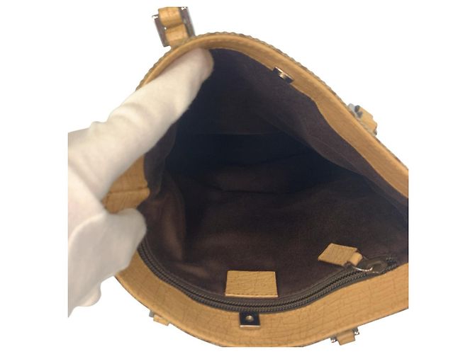 Gucci Tote Bag Brown Beige Cloth - view 8