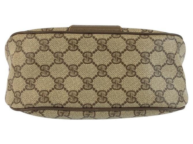 Bolsa de Ombro Gucci Vintage Sherry Line Marrom Bege - vista 10