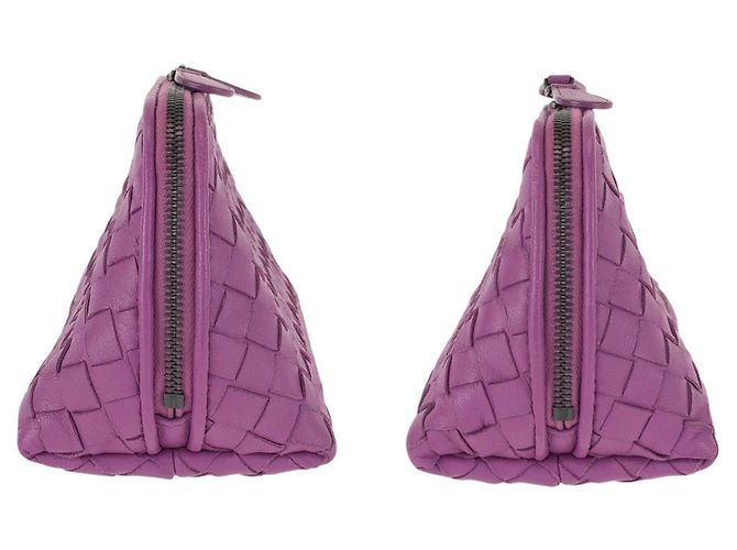 Bottega Veneta Makeup Pouch Purple - view 7