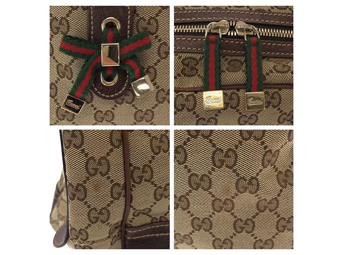 Borsa Tote Gucci GG Canvas Multicolore - vista 4