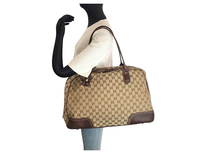 Borsa Tote Gucci GG Canvas Multicolore - vista 7