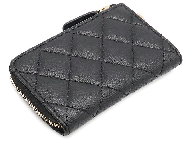 Porta-moedas Chanel Matelassé Preto - vista 2