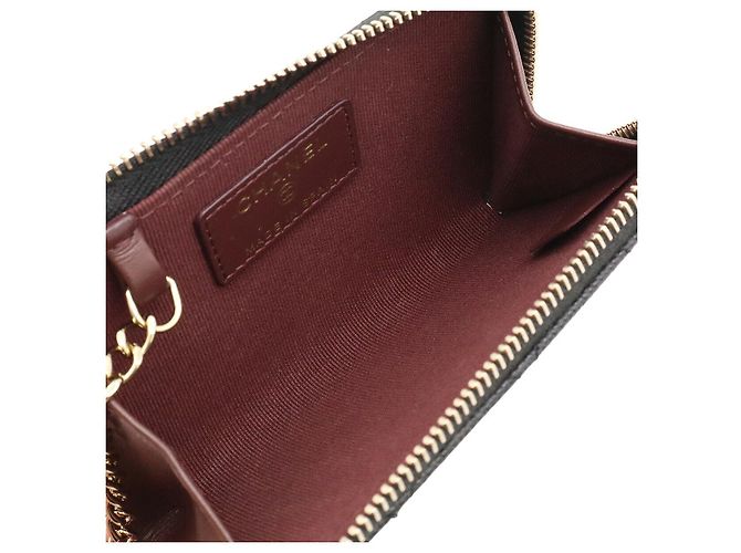 Porta-moedas Chanel Matelassé Preto - vista 6