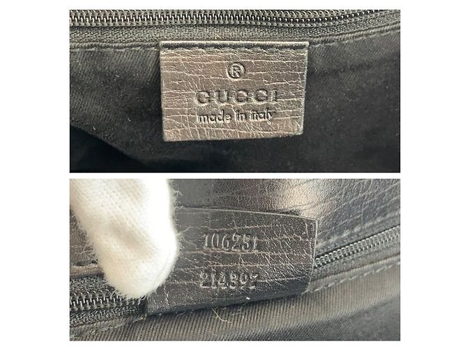 Borsa tote Gucci GG Canvas nera Nero - vista 3