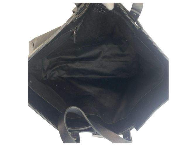 Borsa tote Gucci GG Canvas nera Nero - vista 8