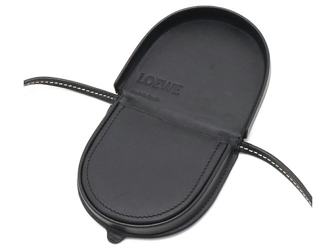 Loewe Anagram Heel Pouch Nero - vista 5