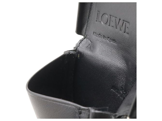 Loewe Anagram Heel Pouch Nero - vista 8